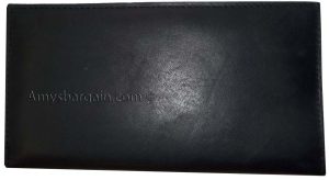 6 New Women/Man's Leather Checkbook Wallet 4 bill pockets 1 zip pocket 7 card ID - Image 6