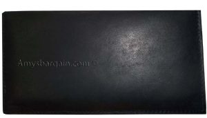 6 New Women/Man's Leather Checkbook Wallet 4 bill pockets 1 zip pocket 7 card ID - Image 8