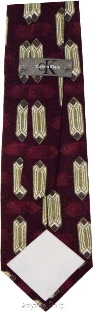 Calvin Klein Neck Tie, 100% Silk tie, Neck wear Made in USA, New Designer tie - Image 4