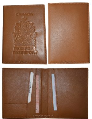Canadian Leather passport cover Wallet Canada Passport case new passport - Image 4