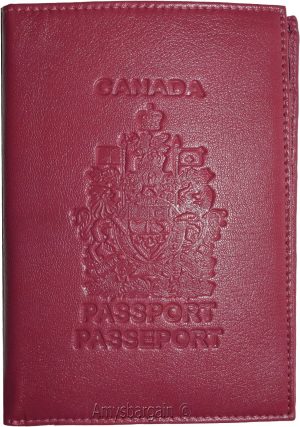 Canadian leather passport case new lambskin wallet credit card case id holder - Image 4