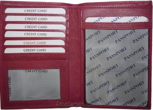 Canadian leather passport case new lambskin wallet credit card case id holder - Image 7