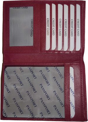 Canadian leather passport case new lambskin wallet credit card case id holder - Image 8
