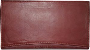 Checkbook wallet Leather Checkbook cover. Credit card wallet zip change purse BN - Image 11