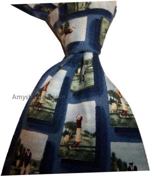 Designer ties Men's tie Cutter and Buck Designer Silk Neck wear Jacquard woven - Image 9