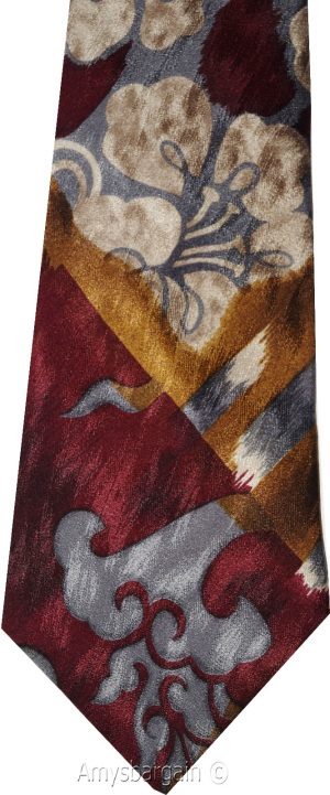Guess Neck Tie100% Silk tie Neck wear Made in USA New Designer tie - Image 10