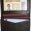 Leather Business & Credit Card Holder Expanding leather Forty Cards Case Br new