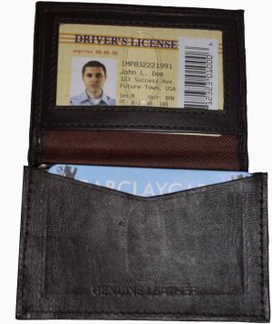 Leather Business & Credit Card Holder Expanding leather Forty Cards Case Br new - Image 9
