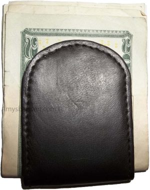 Leather Money Clip, magnetic money clip, Holds a stock of bills, Brand new - Image 9