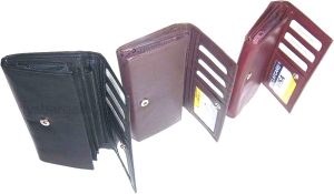Leather checkbook wallet compact wallet zip wallet change purse new wallet BN - Image 13