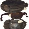 Leather waist pouch large waist bag leather bag Fanny pack sports bag 5 pockets*