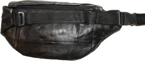 Leather waist pouch large waist bag leather bag Fanny pack sports bag 5 pockets* - Image 8