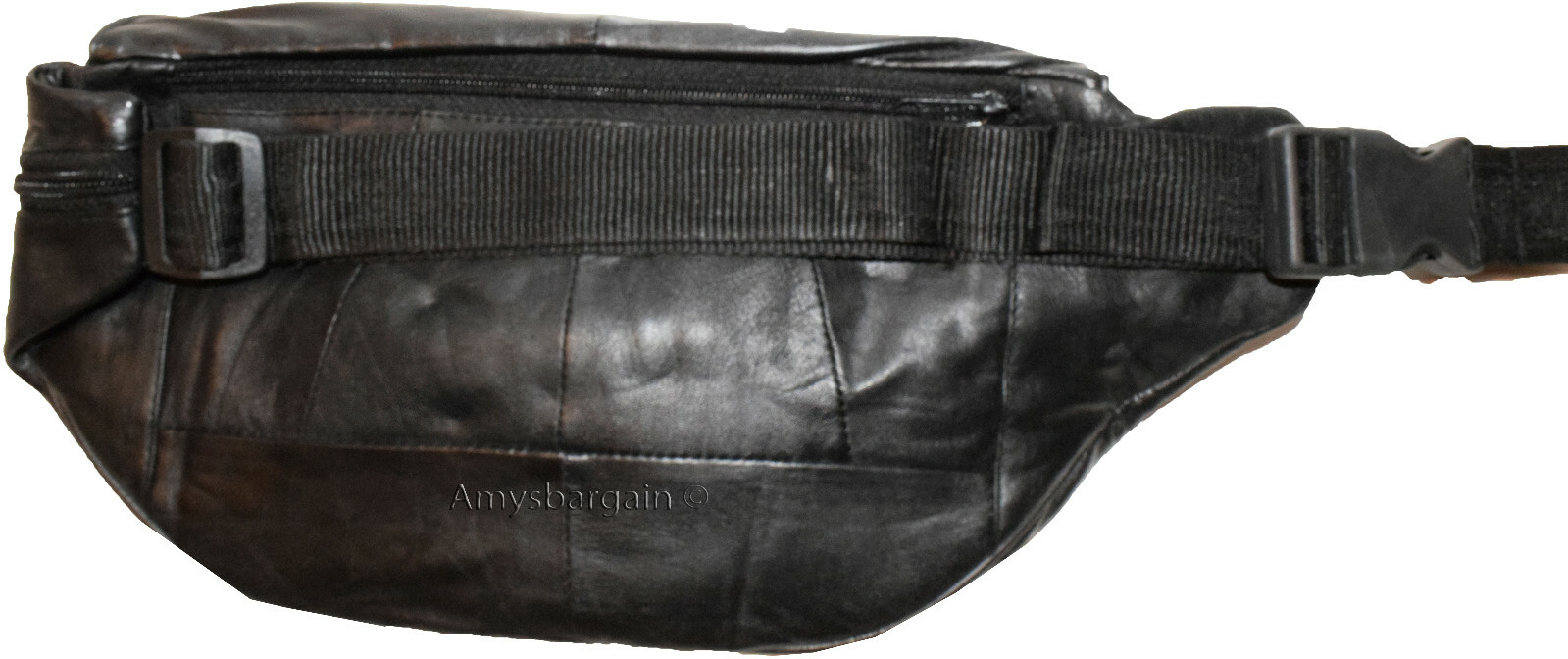 Leather waist pouch large waist bag leather bag Fanny pack sports bag 5 pockets* - Image 8