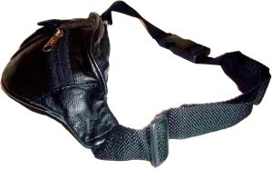 Little leather waist pouch waist bag leather bag fanny pack up to 41 adjustable - Image 13