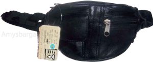 Little leather waist pouch waist bag leather bag fanny pack up to 41 adjustable - Image 3
