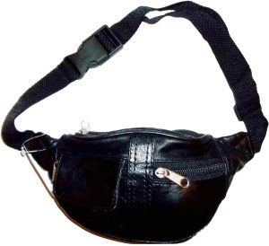 Little leather waist pouch waist bag leather bag fanny pack up to 41 adjustable