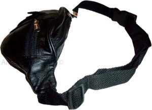 Little leather waist pouch waist bag leather bag fanny pack up to 41 adjustable - Image 8
