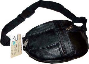 Little leather waist pouch waist bag leather bag fanny pack up to 41 adjustable - Image 9