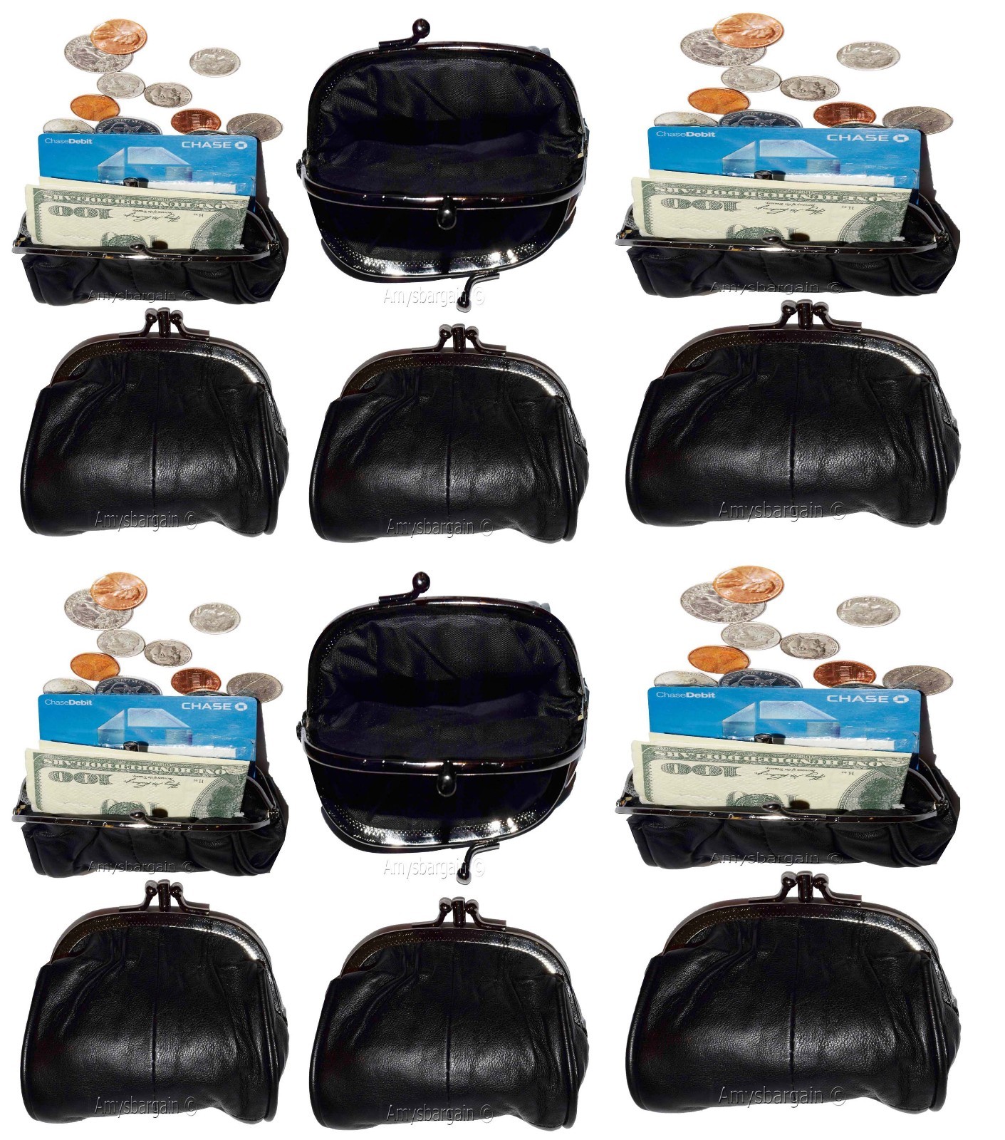 Lot of 12 Change Purse, leather coin case, Women’s mini pocket Change coin case - Image 13