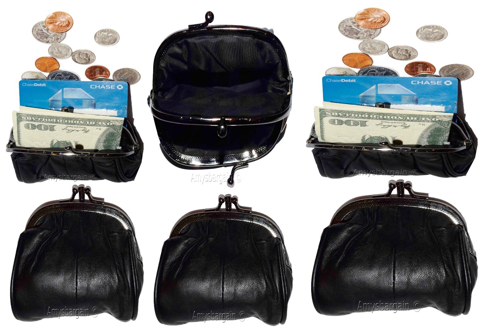 Lot of 12 Change Purse, leather coin case, Women’s mini pocket Change coin case - Image 5
