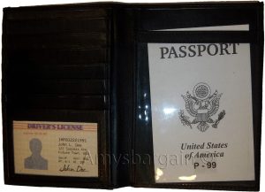 Lot of 12 New Lamb skin USA Leather passport case wallet credit ATM card case BN - Image 11