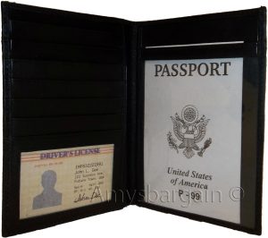 Lot of 12 New Lamb skin USA Leather passport case wallet credit ATM card case BN - Image 12