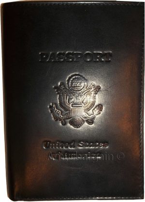 Lot of 12 New Lamb skin USA Leather passport case wallet credit ATM card case BN - Image 13