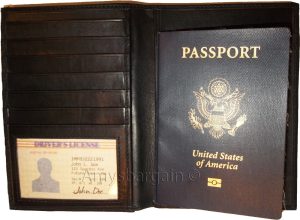 Lot of 12 New Lamb skin USA Leather passport case wallet credit ATM card case BN - Image 3
