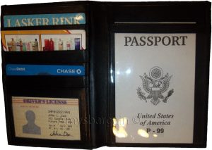 Lot of 12 New Lamb skin USA Leather passport case wallet credit ATM card case BN - Image 9