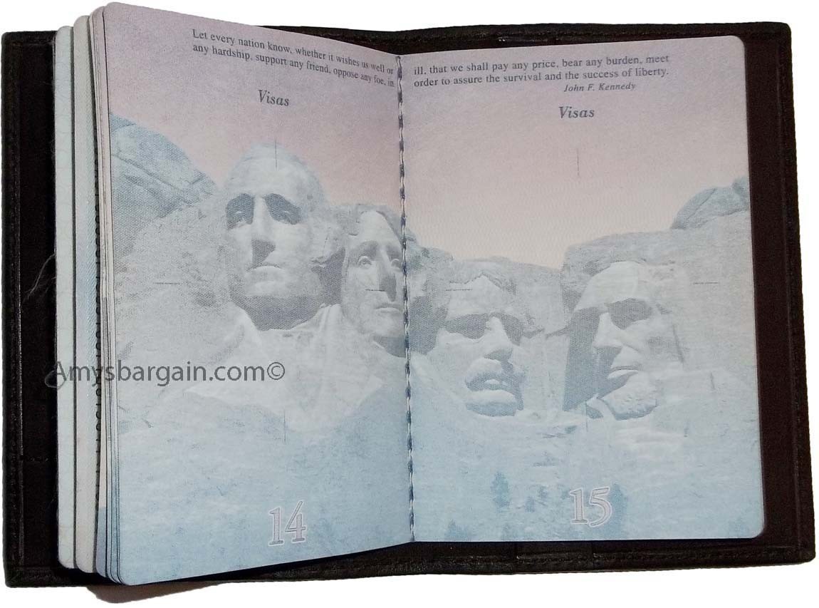 Lot of 12 New USA Leather passport case wallet credit ATM card case ID holder BN - Image 9