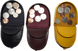 Lot of 12 new leather change purse coin case coin holder assorted change purses - Image 3