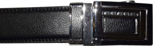 Lot of 2 Men's Belt Black Leather Automatic lock belt Up to 44 inches Dress belt - Image 11