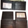 Lot of 2. Men's Wallet. Leather Billfold Wallet 12 Credit card Holder 2ID Bifold