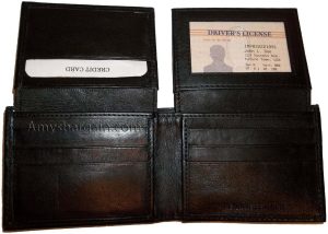 Lot of 2. Men's Wallet. Leather Billfold Wallet 12 Credit card Holder 2ID Bifold - Image 11