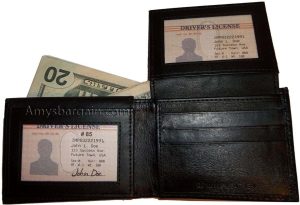 Lot of 2. Men's Wallet. Leather Billfold Wallet 12 Credit card Holder 2ID Bifold - Image 6