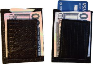 Lot of 2 New Lizard skin printed leather money clip new Unbranded money clip - Image 4