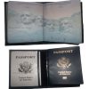 Lot of 2. New USA Leather Passport Case, Wallet with Card Space. Genuine leather