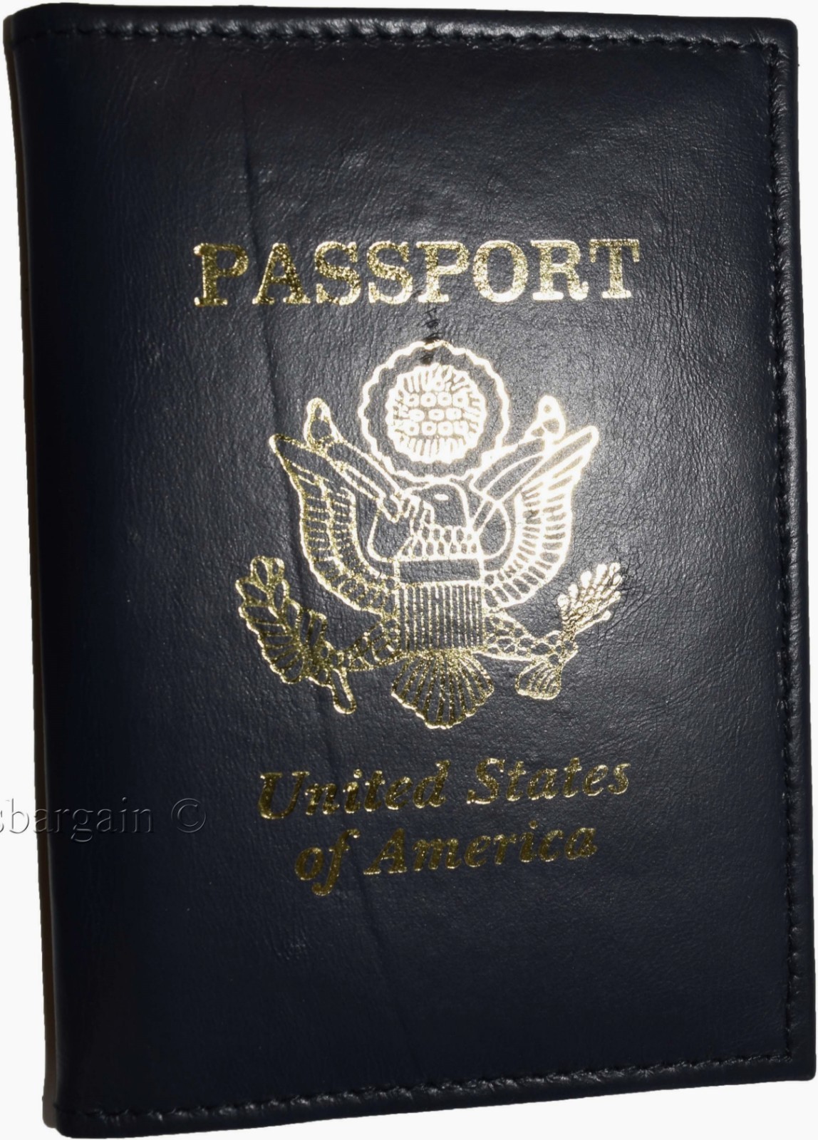 Lot of 2. New USA Leather Passport Case, Wallet with Card Space. Genuine leather - Image 3