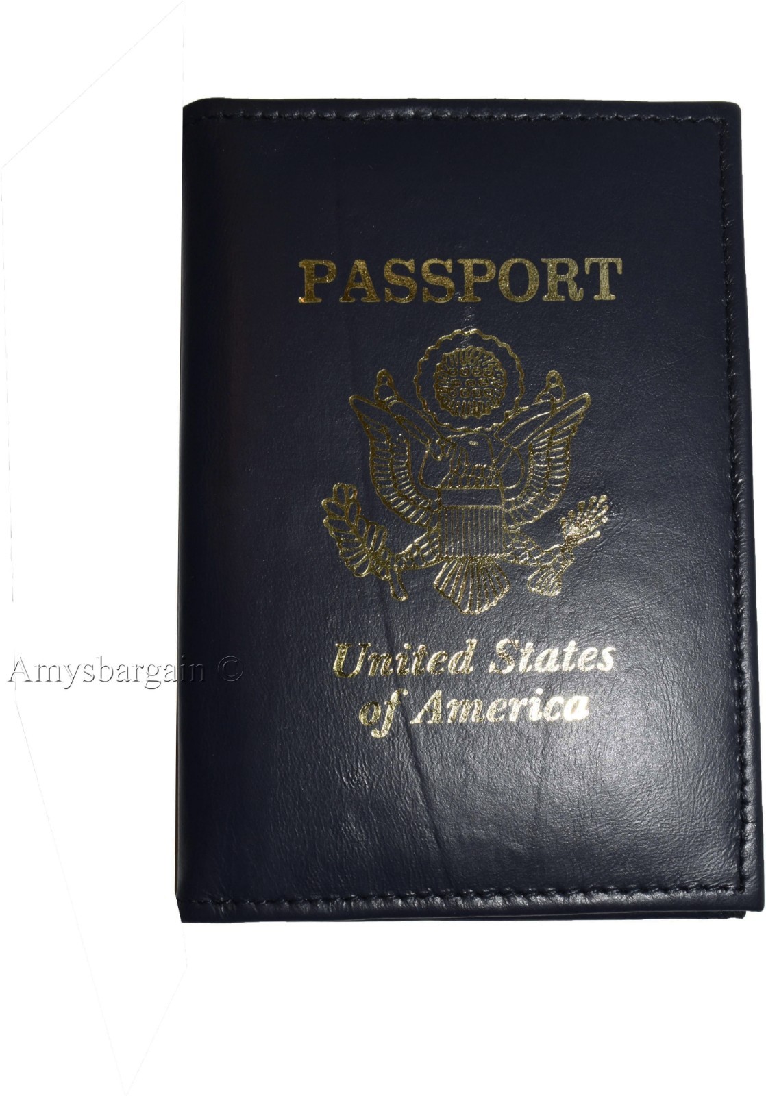 Lot of 2. New USA Leather Passport Case, Wallet with Card Space. Genuine leather - Image 6