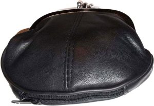Lot of 2 New Women's 2 Sided 2 Pockets Leather Change Purse Coin purse wallet BN - Image 12