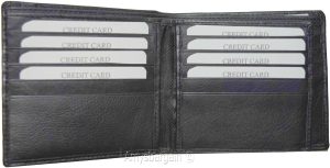 Lot of 2 RFID Men's Hipster wallet Genuine Leather Bifold 17 Card 2ID New in Box - Image 11