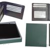 Lot of 2 RFID Men's Hipster wallet Genuine Leather Bifold 17 Card 2ID New in Box