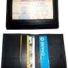 Lot of 2 leather business card credit card case ID card case new card holder
