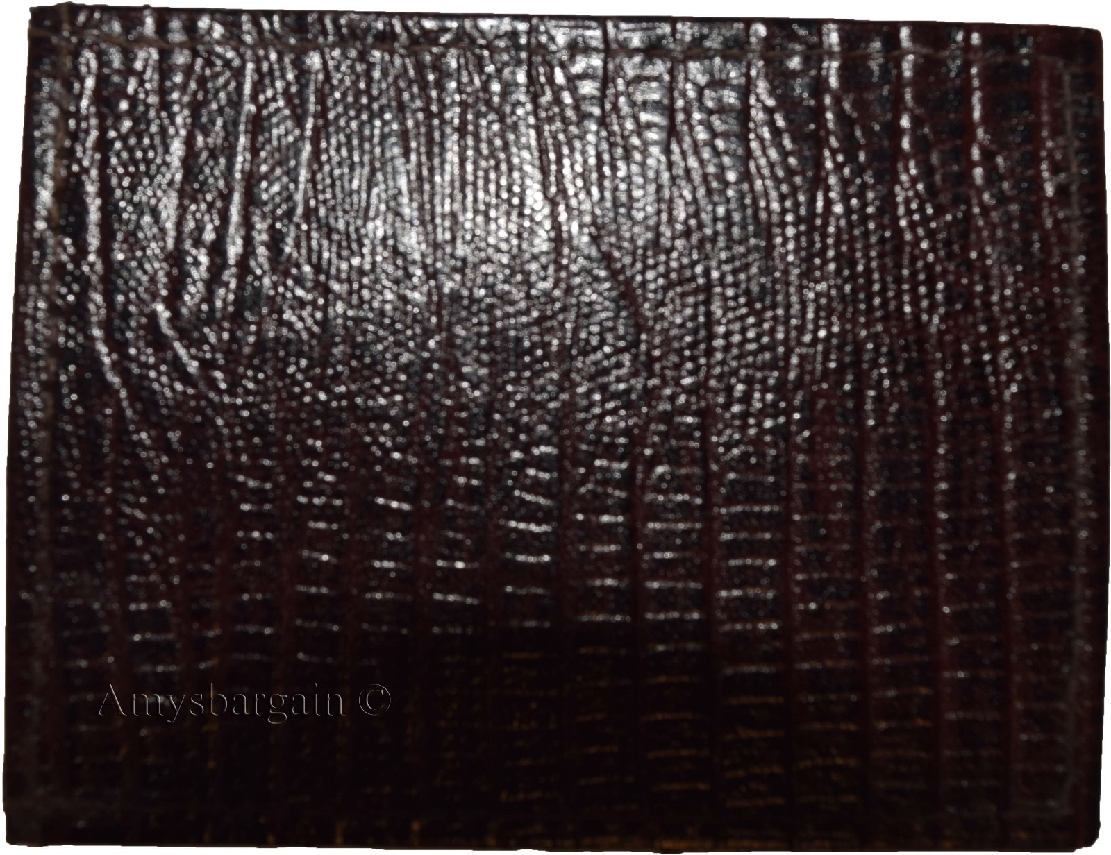 Lot of 3 Brown Lizard skin printed leather money clip, unbranded money Clip New - Image 13