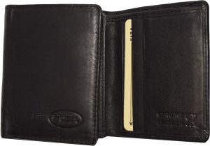 Lot of 3 FIZA NY Leather men's trifold wallet unbranded Black men's wallet B new - Image 11