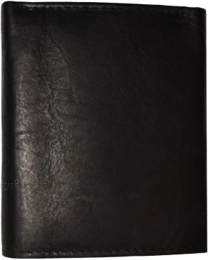Lot of 3 FIZA NY Leather men's trifold wallet unbranded Black men's wallet B new - Image 12