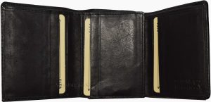Lot of 3 FIZA NY Leather men's trifold wallet unbranded Black men's wallet B new - Image 10