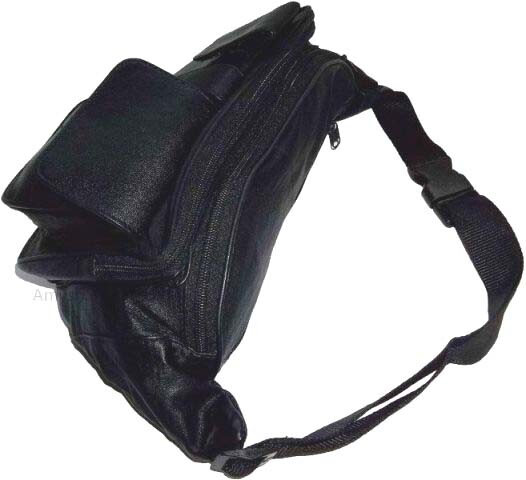 Lot of 3 Leather waist pouch large waist bag leather bag Fanny pack sports bag - Image 8