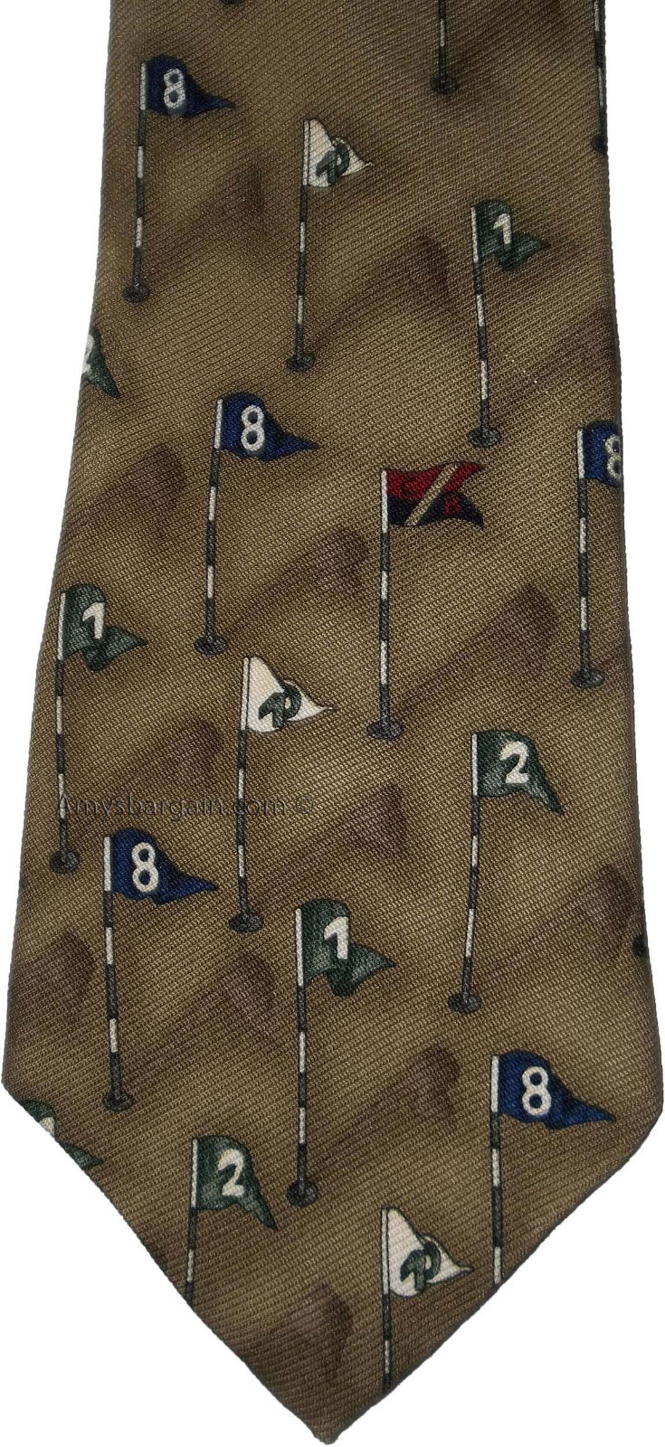 Lot of 3 Men's tie Cutter and Buck Designer Silk Men's Neck Wear Made in USA L3 - Image 11