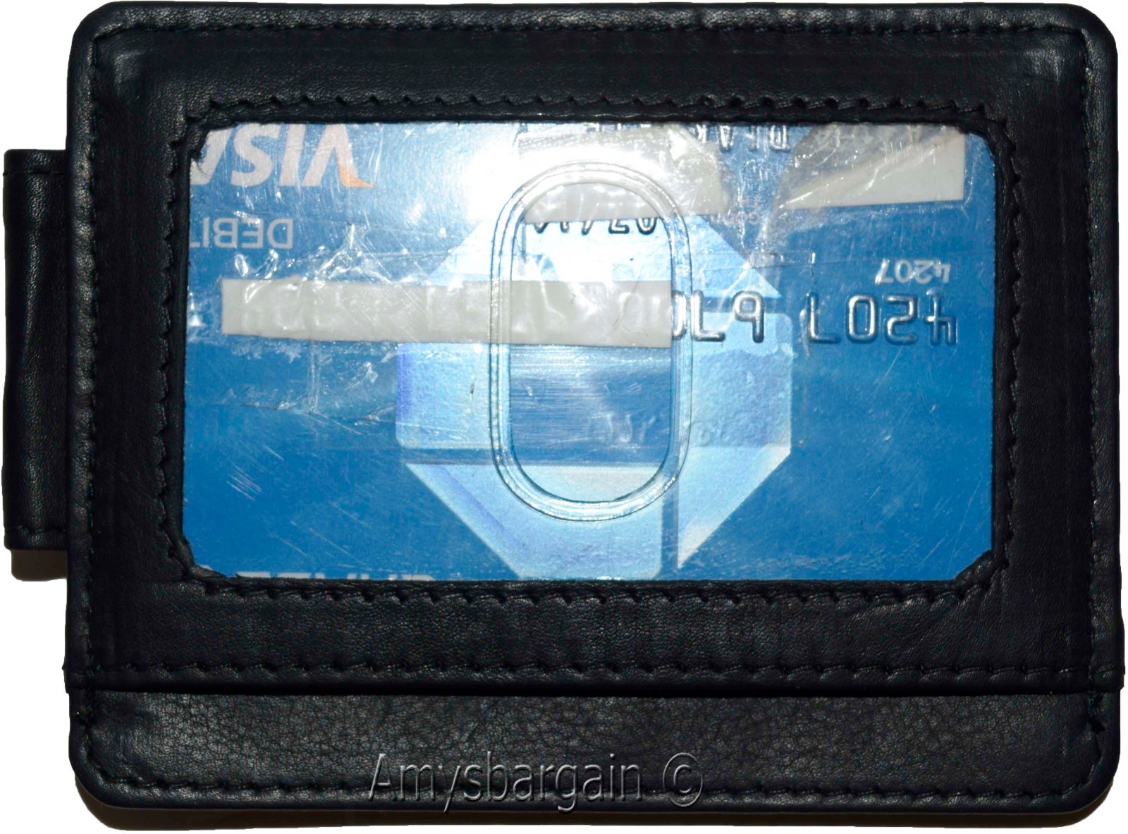 Lot of 3 Money Clip Leather Credit card ID money clip wallet magnetic money clip - Image 10